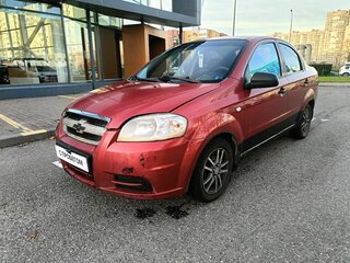 2007 Chevrolet Aveo I Рестайлинг, красный, 159000 рублей, вид 1