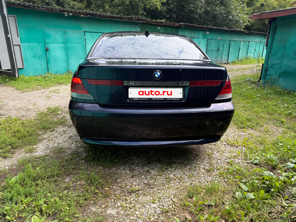 2003 BMW 7 серии 730i IV (E65/E66), синий, 780000 рублей - вид 1