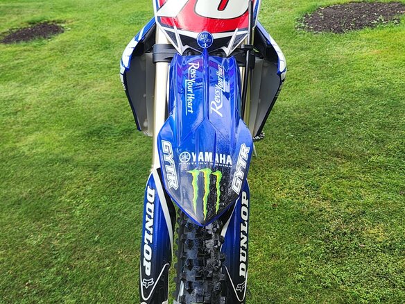 2020 Yamaha YZ250F, синий, 650000 рублей - вид 7