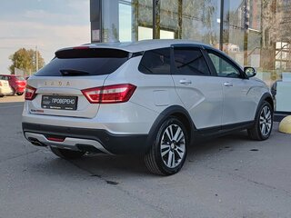 2019 Lada (ВАЗ) Vesta SW Cross I, серебристый, 890000 рублей, вид 5