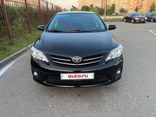 2011 Toyota Corolla X (E140, E150) Рестайлинг, чёрный, 1550000 рублей, вид 3
