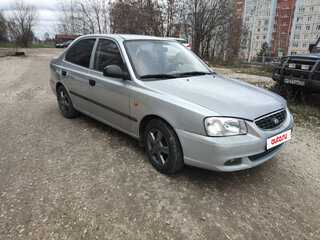2007 Hyundai Accent ТагАЗ II, серебристый, 350000 рублей, вид 3
