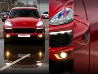 2015 Porsche Cayenne S II Рестайлинг (958), красный, 3750000 рублей, вид 4