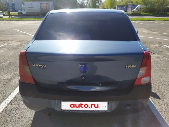 2008 Dacia Logan I, синий, 380000 рублей - вид 4
