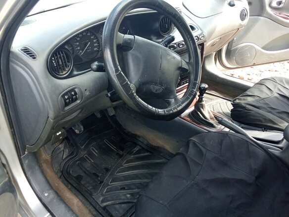 1997 Daewoo Leganza, серебристый, 100000 рублей - вид 5