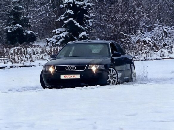 1998 Audi A8 I (D2), синий, 430000 рублей - вид 8