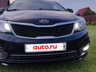 2015 Kia Rio III Рестайлинг, чёрный, 1000000 рублей, вид 1