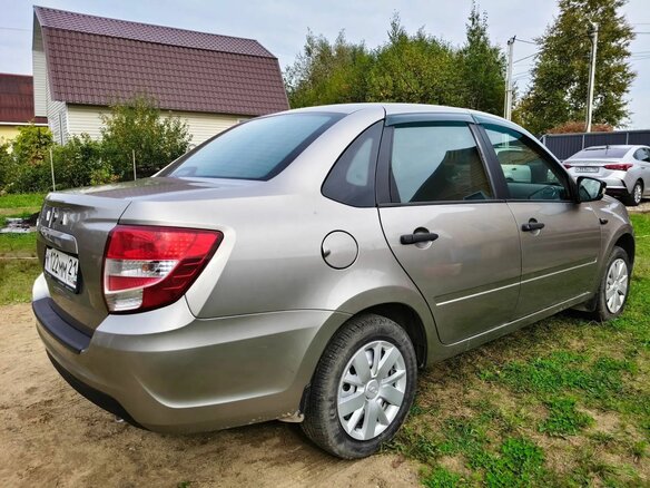 2019 Lada (ВАЗ) Granta I Рестайлинг, серебристый - вид 5