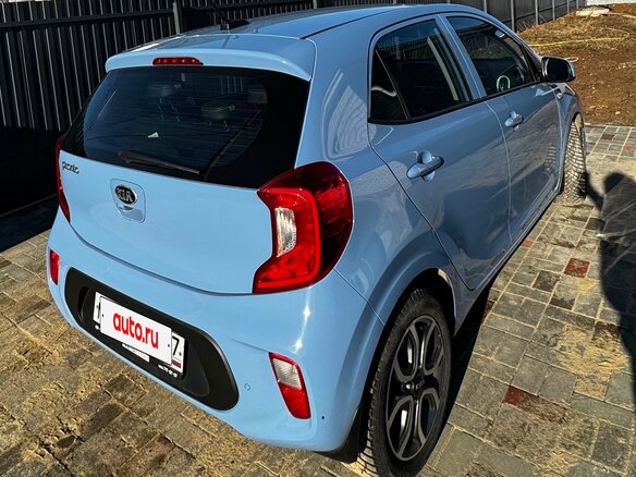 2021 Kia Picanto III Рестайлинг, синий, 1850000 рублей - вид 1