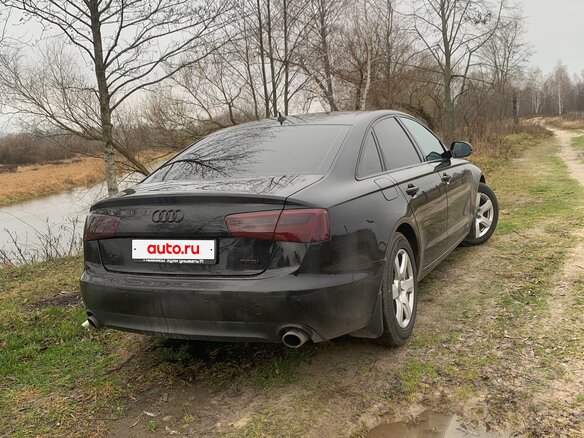 2012 Audi A6 IV (C7), чёрный, 1700000 рублей - вид 3