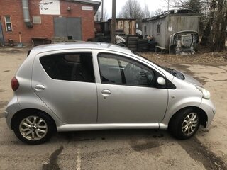 2007 Toyota Aygo I, серебристый, 386500 рублей, вид 4