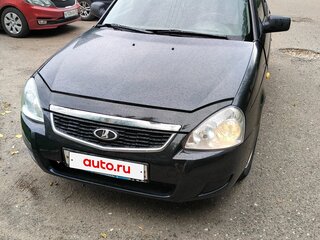 2008 Lada (ВАЗ) Priora I, чёрный, 185000 рублей, вид 1