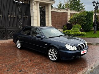 2007 Hyundai Sonata ТагАЗ IV (EF) Рестайлинг, синий, 305000 рублей, вид 1