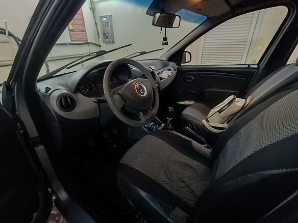 2011 Renault Logan I Рестайлинг, серый, 300000 рублей - вид 8