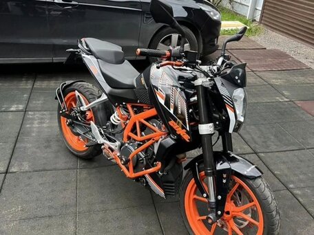 2014 KTM 390 Duke, чёрный, 300000 рублей, вид 2