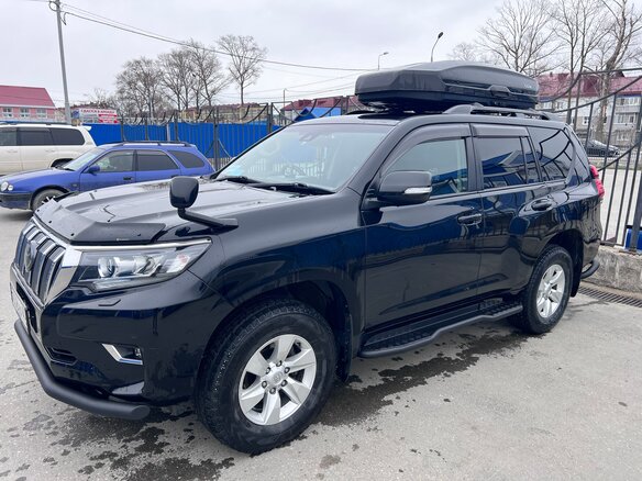 2019 Toyota Land Cruiser Prado 150 Series Рестайлинг 2, чёрный, 4350000 рублей - вид 2