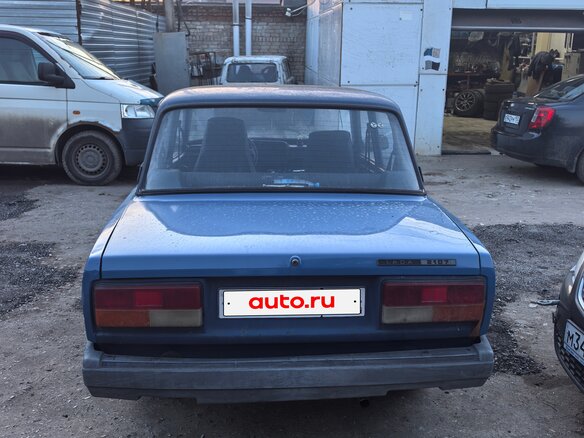 2005 Lada (ВАЗ) 2107, синий, 95000 рублей - вид 4