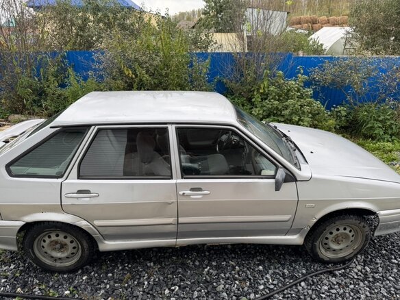 2008 Lada (ВАЗ) 2114, серебристый - вид 2