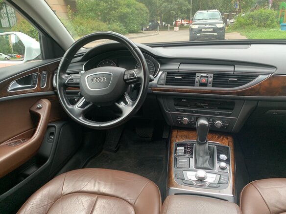2016 Audi A6 IV (C7) Рестайлинг, белый - вид 4