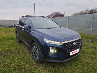 2019 Hyundai Santa Fe IV, синий, 2750000 рублей, вид 3