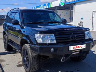 2005 Toyota Land Cruiser 100 Series Рестайлинг 2, чёрный, 2500000 рублей, вид 1