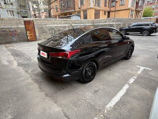 2020 Hyundai Solaris II Рестайлинг, чёрный, 1090000 рублей, вид 5