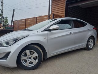 2014 Hyundai Elantra V (MD) Рестайлинг, серебристый, 899900 рублей, вид 4