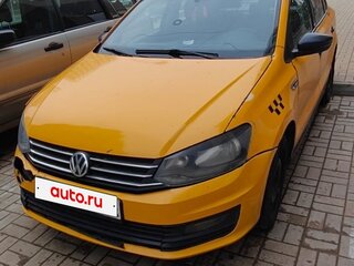 2017 Volkswagen Polo V Рестайлинг, чёрный, 485000 рублей, вид 1