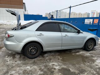 2007 Mazda 6 I (GG) Рестайлинг, серебристый, 450000 рублей, вид 2