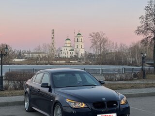 2008 BMW 5 серии 525d V (E60/E61) Рестайлинг, синий, 1500000 рублей, вид 1