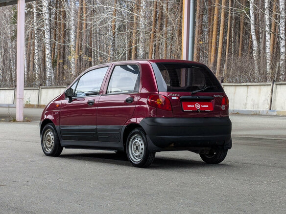2006 Daewoo Matiz II, красный, 199900 рублей - вид 4