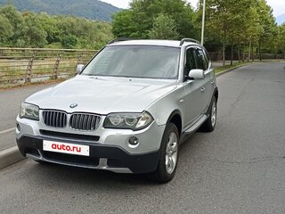 2007 BMW X3 30i I (E83) Рестайлинг, серебристый, 940000 рублей, вид 2