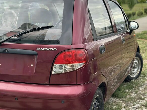 2013 Daewoo Matiz I Рестайлинг, красный, 225000 рублей - вид 4