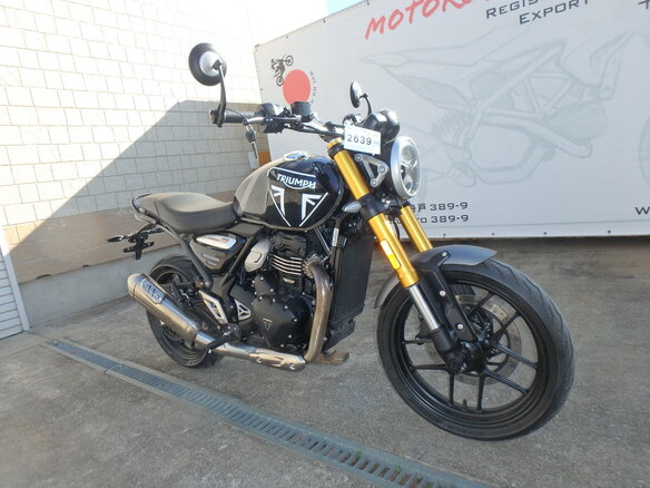 2022 Triumph Speed 400, чёрный, 600000 рублей
