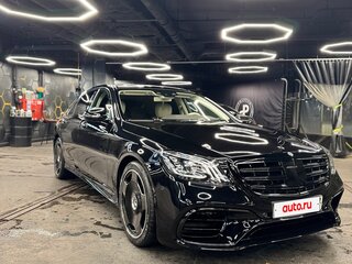 2018 Mercedes-Benz S-Класс 400 d Long VI (W222, C217) Рестайлинг, чёрный, 5050000 рублей, вид 1