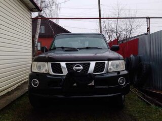 2007 Nissan Patrol V (Y61) Рестайлинг, чёрный, 1600000 рублей, вид 2