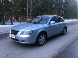 2005 Hyundai Sonata V (NF), серебристый, 425000 рублей, вид 2