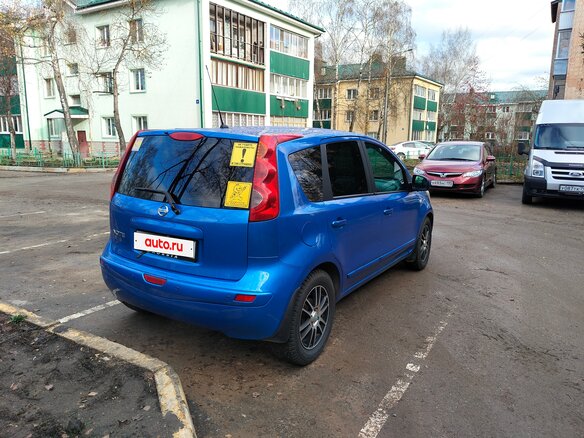 2008 Nissan Note I, синий, 600000 рублей - вид 5