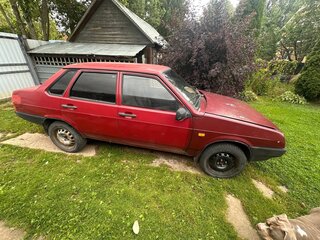 1995 Lada (ВАЗ) 21099, красный, 70000 рублей, вид 2