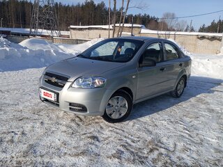 2009 Chevrolet Aveo I Рестайлинг, серебристый, 360000 рублей, вид 1