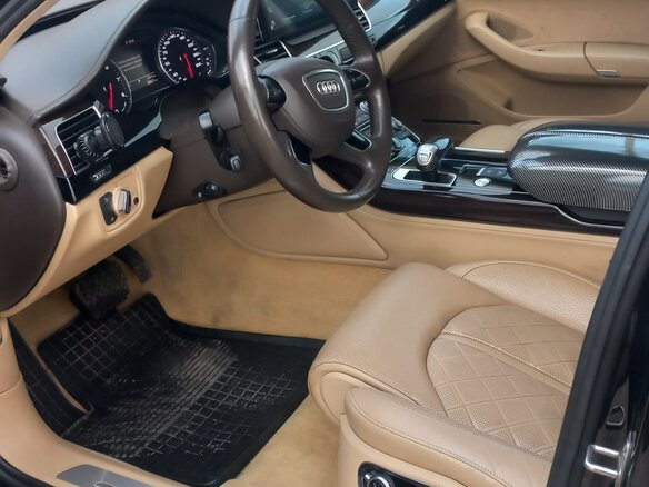 2016 Audi A8 Long III (D4) Рестайлинг, чёрный, 2850000 рублей - вид 6