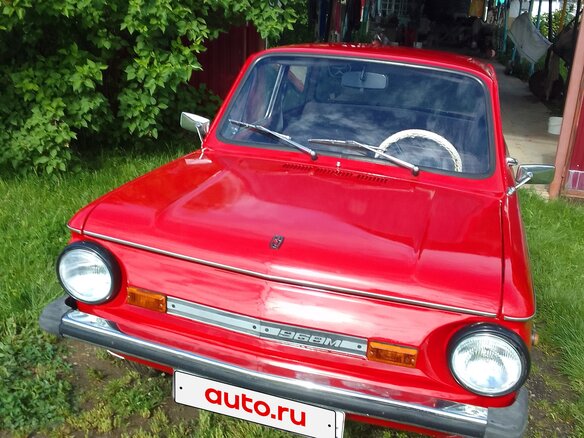 1988 ЗАЗ 968 М, красный, 400000 рублей - вид 1