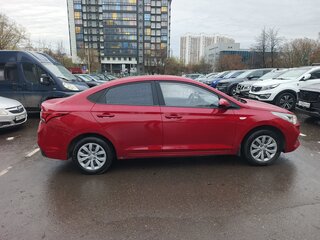 2019 Hyundai Solaris II, красный, 1150000 рублей, вид 4