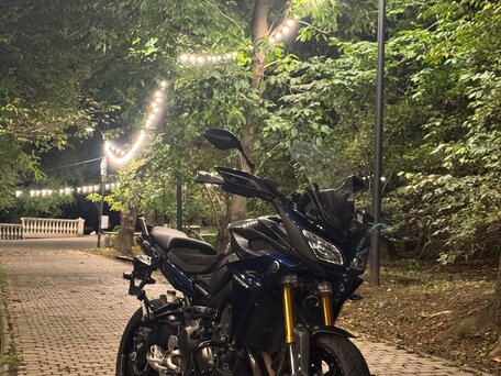 2016 Yamaha MT-09 Tracer (FJ-09), синий, 690000 рублей, вид 1