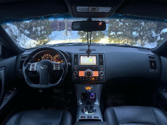 2007 Infiniti FX35 I (S50) Рестайлинг, чёрный, 1550000 рублей - вид 9