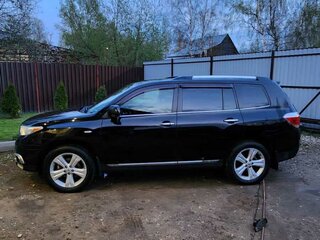 2012 Toyota Highlander II (XU40) Рестайлинг, чёрный, 1740000 рублей, вид 4
