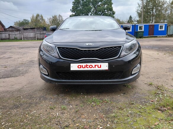 2013 Kia Optima III Рестайлинг, чёрный, 1199000 рублей - вид 2