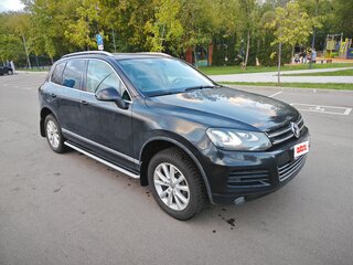 2012 Volkswagen Touareg II, чёрный, 2250000 рублей, вид 3