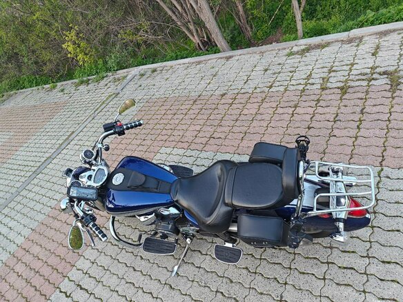 2009 Yamaha XVS1300, синий, 850000 рублей - вид 9