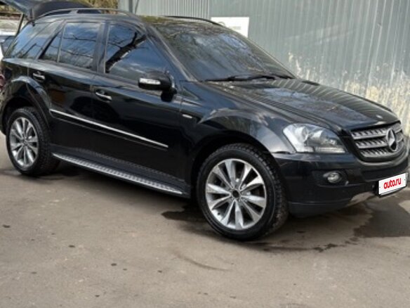 2008 Mercedes-Benz M-Класс 350 II (W164), чёрный, 1280000 рублей - вид 1